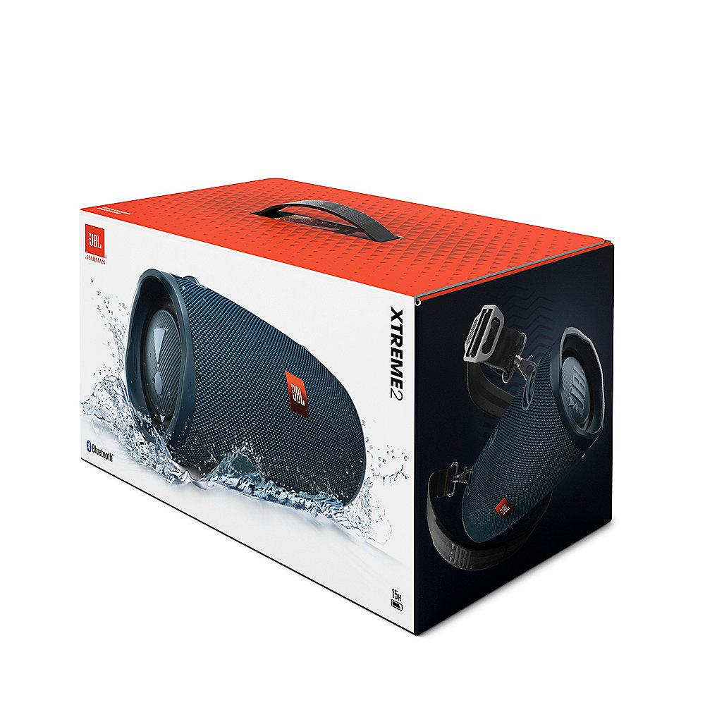 JBL Xtreme 2 Blau Bluetooth Lautsprecher IPX7 Wasserdicht