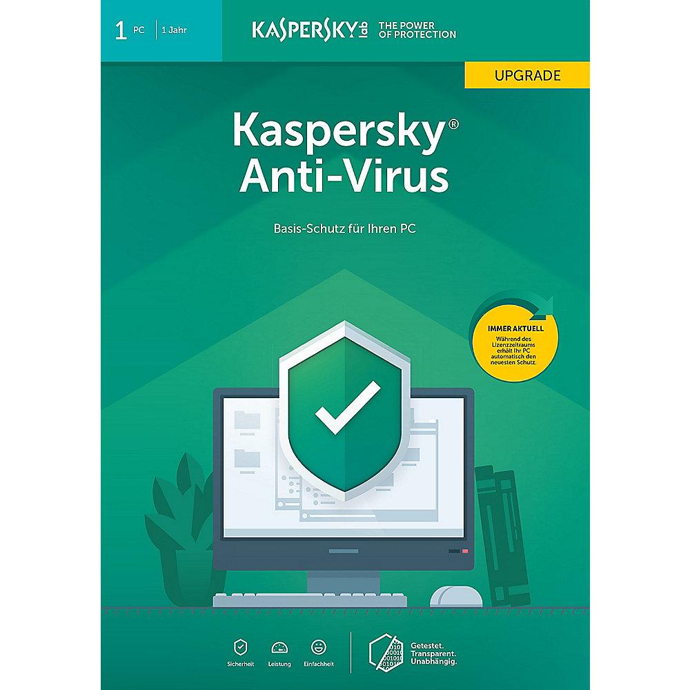 Kaspersky Anti-Virus 2019 Upgrade 1PC 1Jahr FFP / Produkt Key, Kaspersky, Anti-Virus, 2019, Upgrade, 1PC, 1Jahr, FFP, /, Produkt, Key
