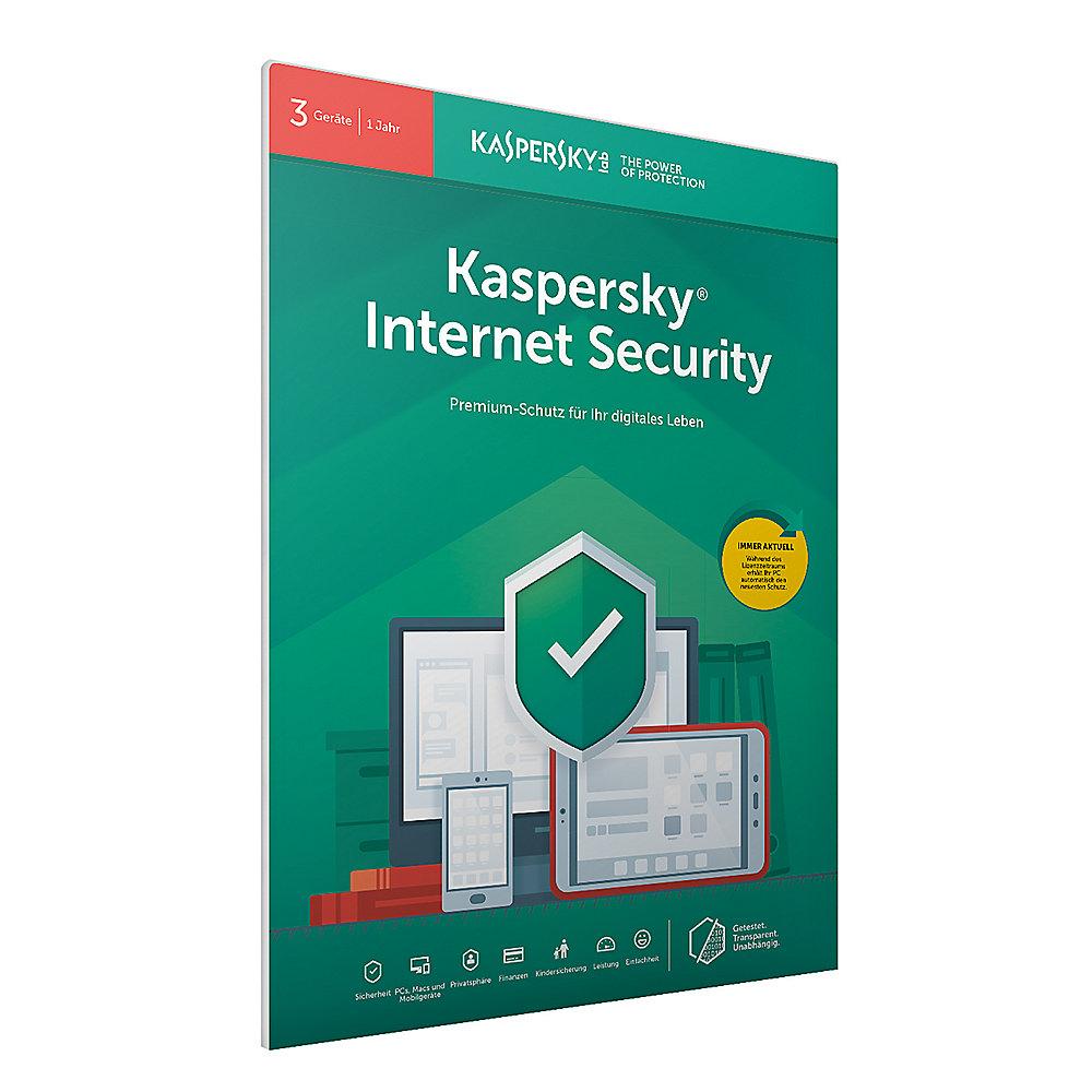 Kaspersky Internet Security 3Geräte 1Jahr FFP / Produkt Key