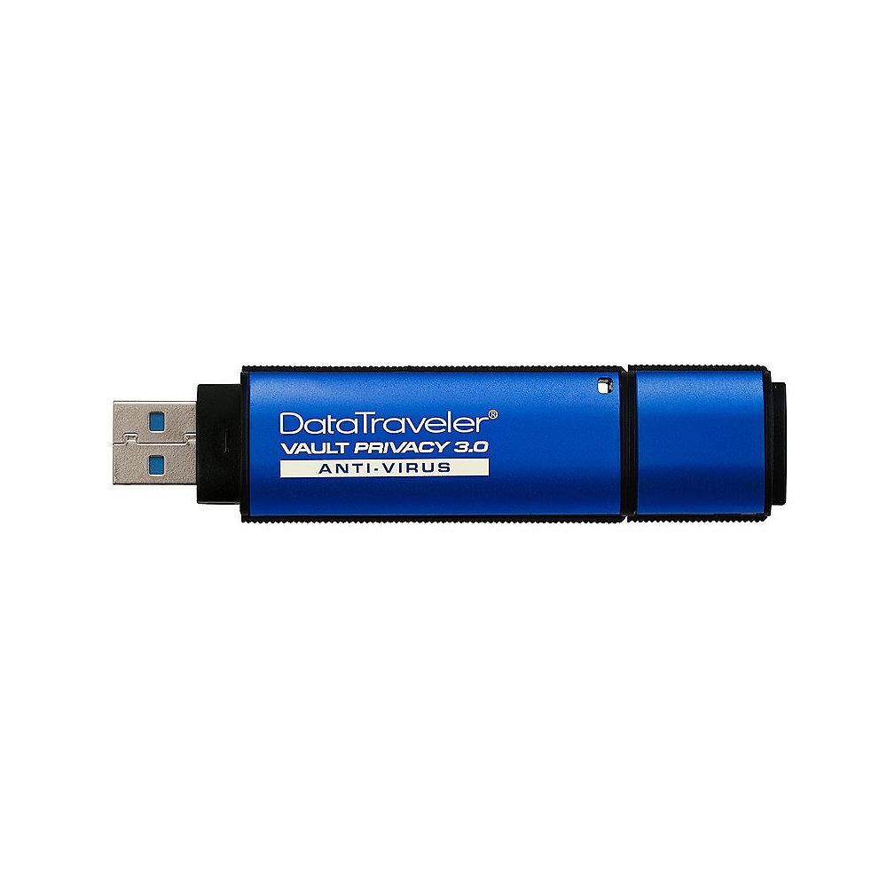 Kingston 16GB DataTraveler Vault Privacy 3.0 mit Anti-Virus Data Secure Stick, Kingston, 16GB, DataTraveler, Vault, Privacy, 3.0, Anti-Virus, Data, Secure, Stick