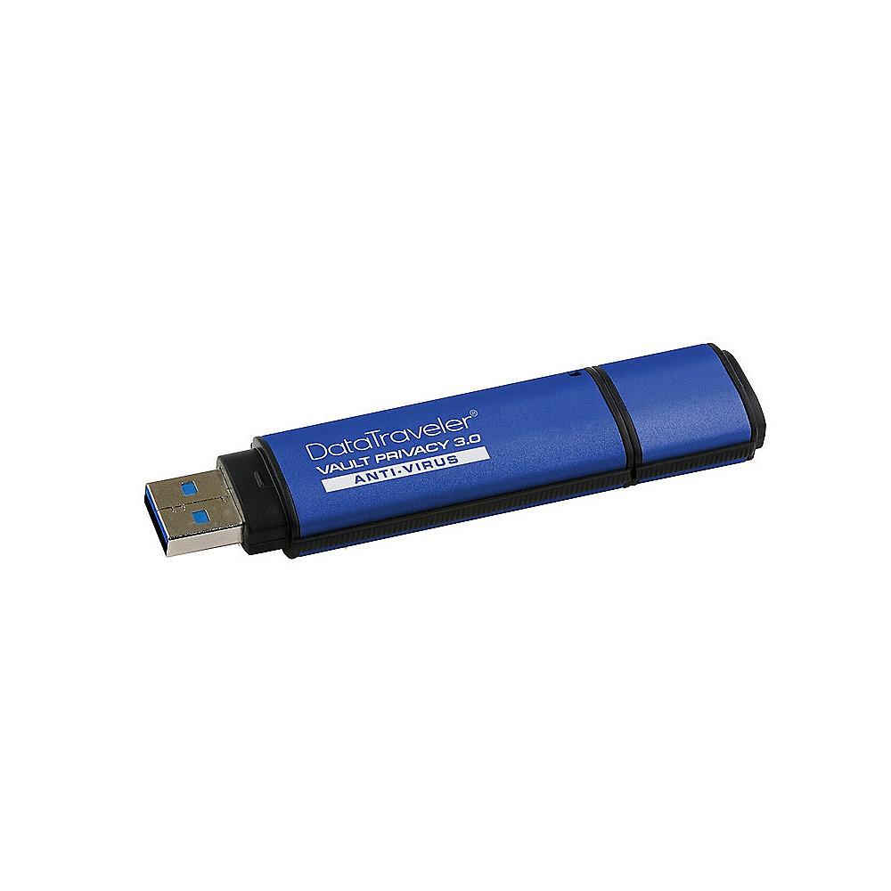 Kingston 16GB DataTraveler Vault Privacy 3.0 mit Anti-Virus Data Secure Stick