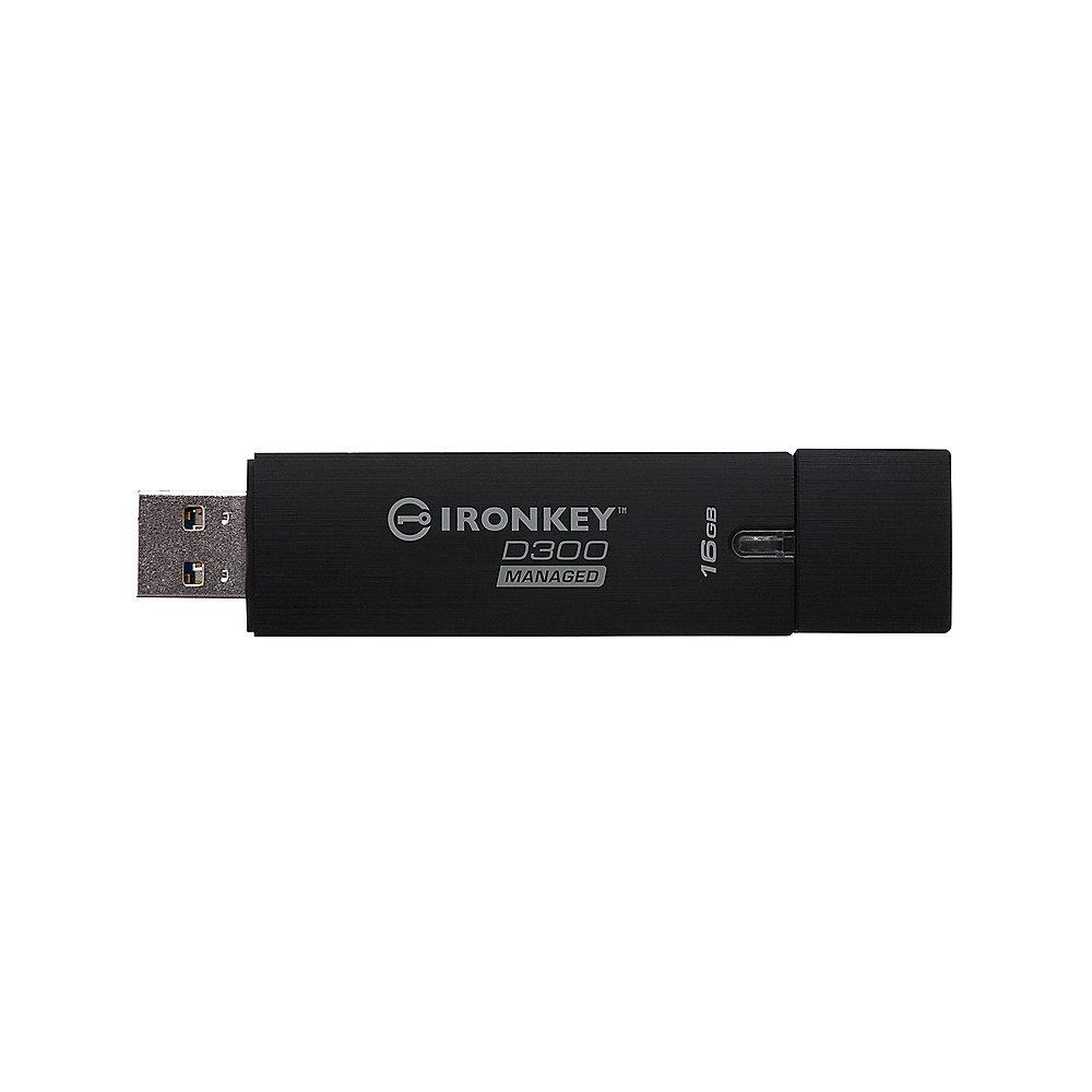 Kingston 16GB IronKey D300 USB3.0 Managed Stick