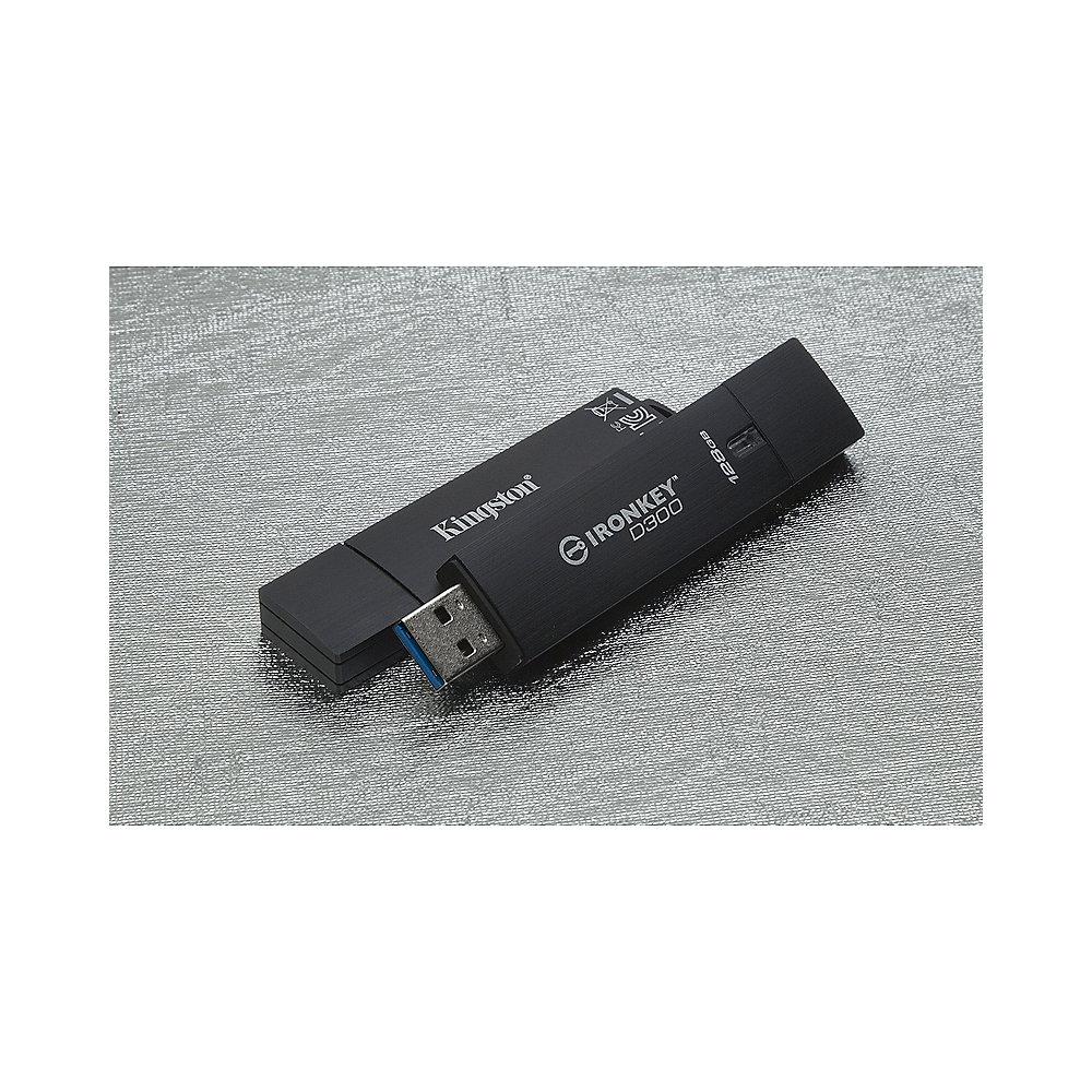 Kingston 16GB IronKey D300 USB3.0 Managed Stick, Kingston, 16GB, IronKey, D300, USB3.0, Managed, Stick