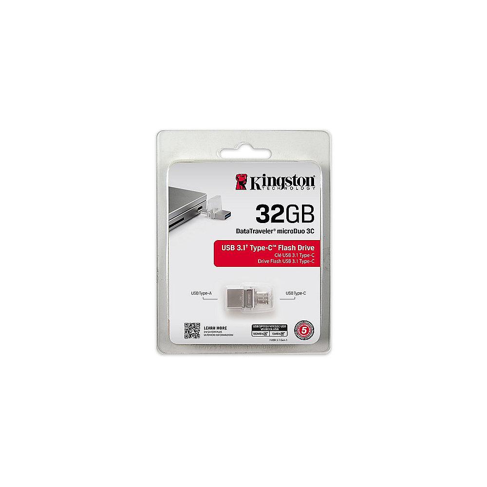 Kingston 32GB DataTraveler MicroDuo 3C USB3.1/ Type C - Stick