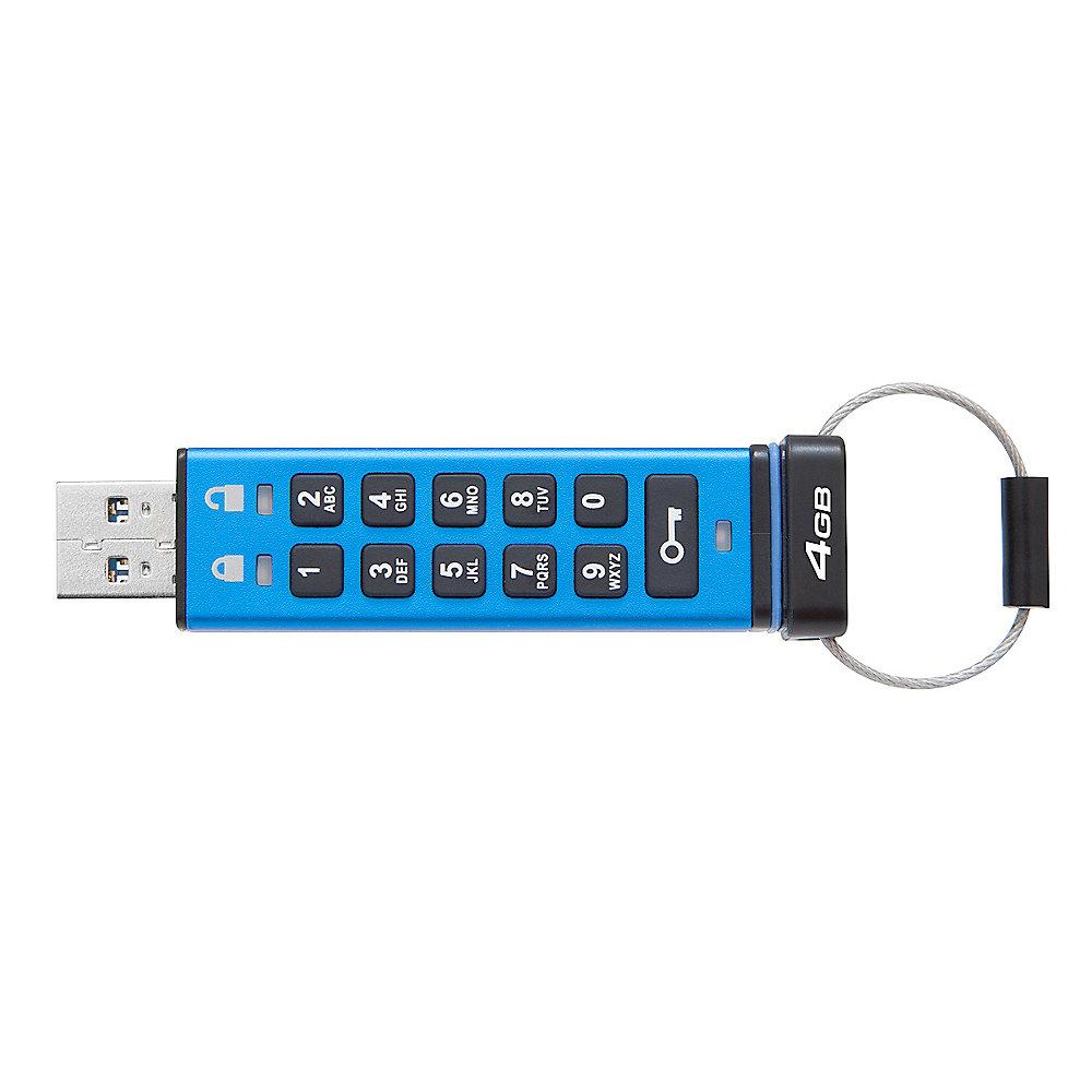 Kingston 4GB DataTraveler 2000 Data Secure Stick USB3.0 IP57, Kingston, 4GB, DataTraveler, 2000, Data, Secure, Stick, USB3.0, IP57