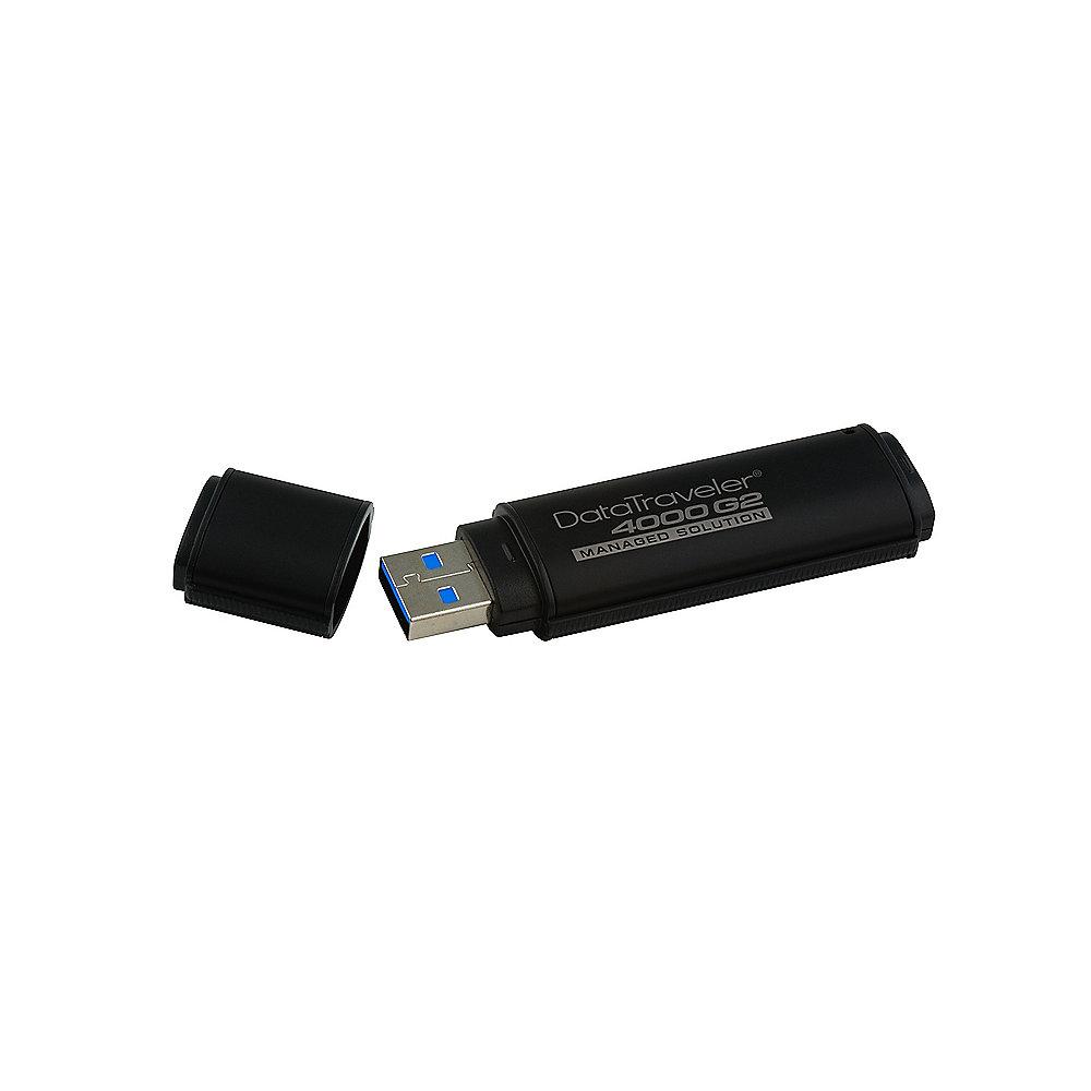 Kingston 64GB DataTraveler 4000G2 Data Secure Stick mit Management USB3.0, Kingston, 64GB, DataTraveler, 4000G2, Data, Secure, Stick, Management, USB3.0