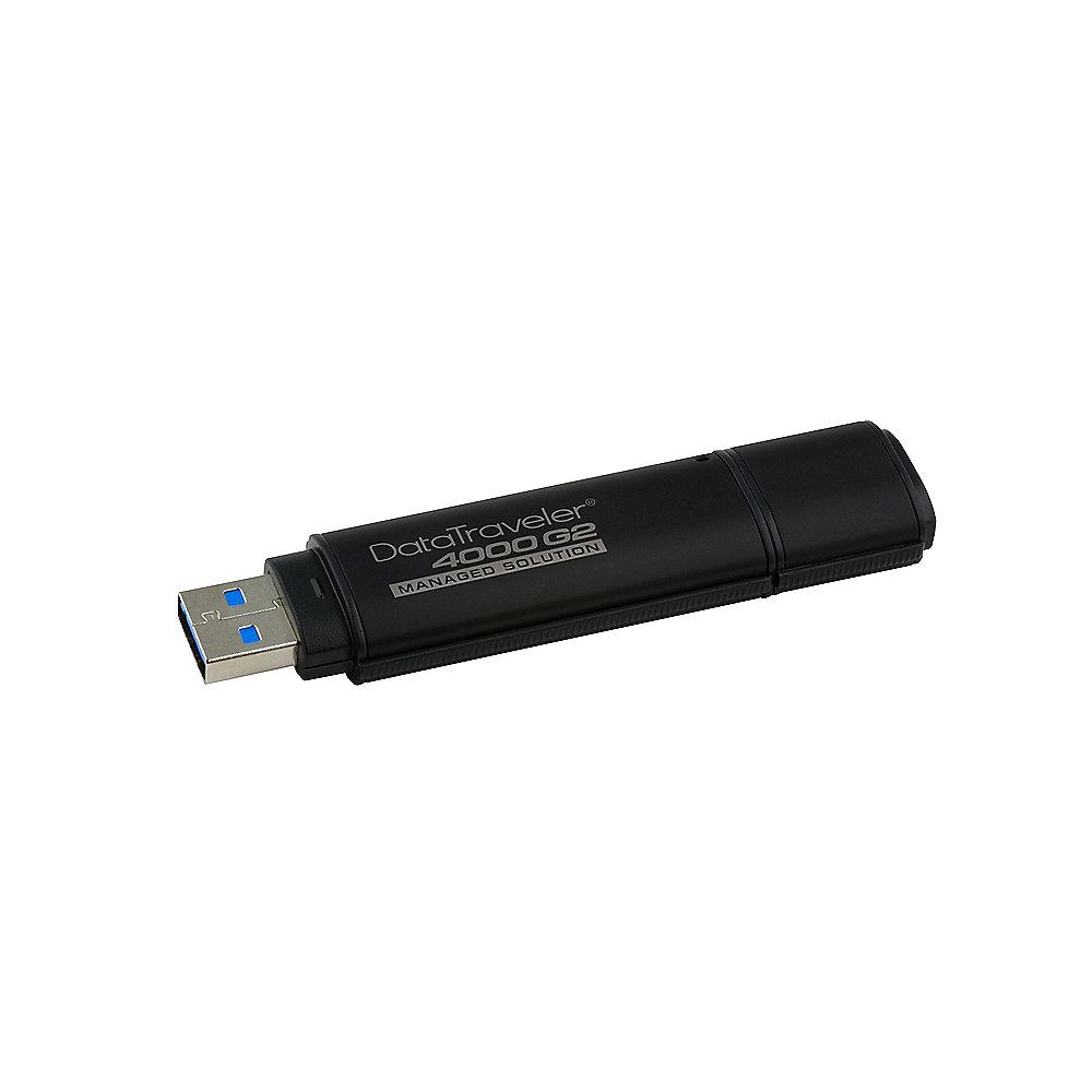 Kingston 64GB DataTraveler 4000G2 Data Secure Stick mit Management USB3.0, Kingston, 64GB, DataTraveler, 4000G2, Data, Secure, Stick, Management, USB3.0