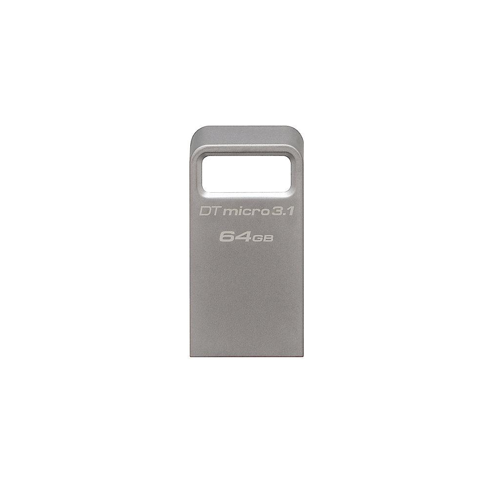 Kingston 64GB DataTraveler Micro USB 3.1 Gen1 Stick, Kingston, 64GB, DataTraveler, Micro, USB, 3.1, Gen1, Stick