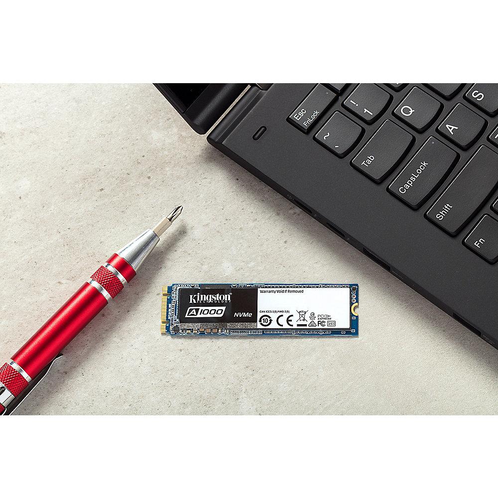 Kingston A1000 SSD M.2 480GB NVMe TLC - 80mm