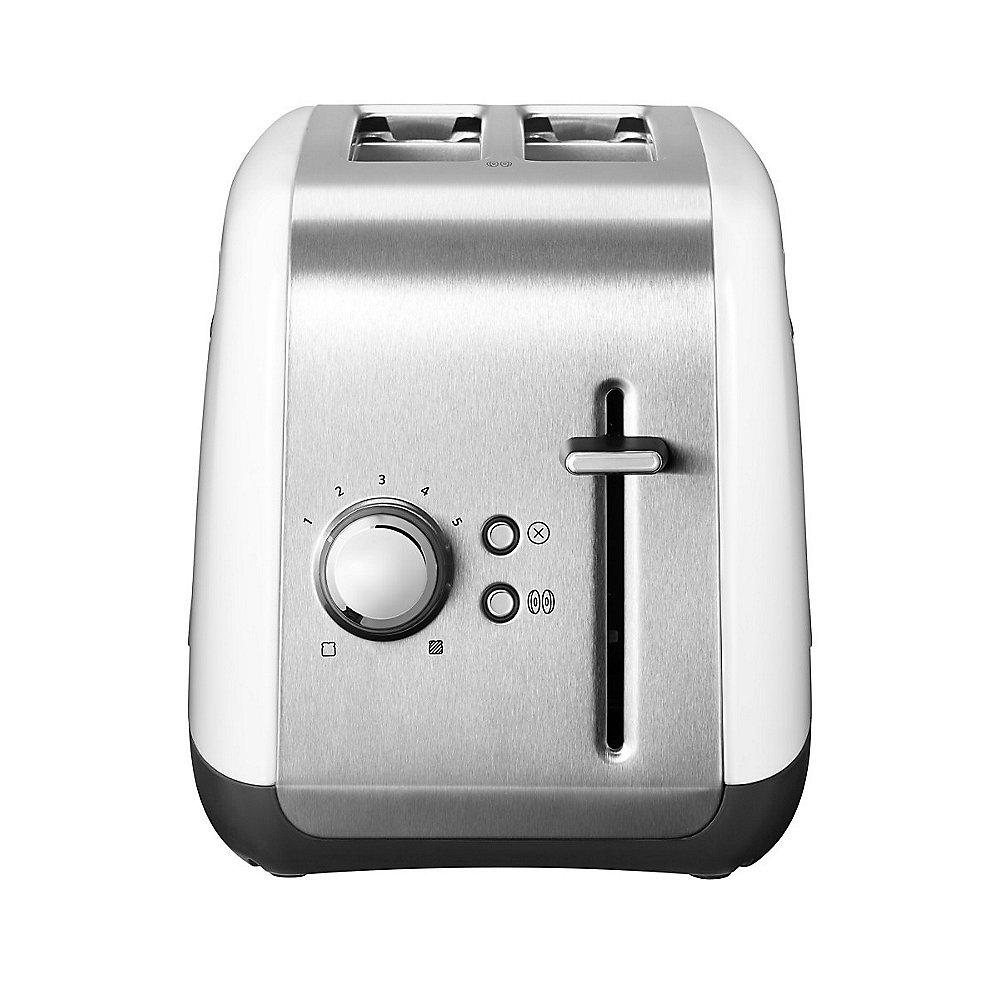 KitchenAid 5KMT2115EWH 2-Scheiben Toaster weiß, KitchenAid, 5KMT2115EWH, 2-Scheiben, Toaster, weiß