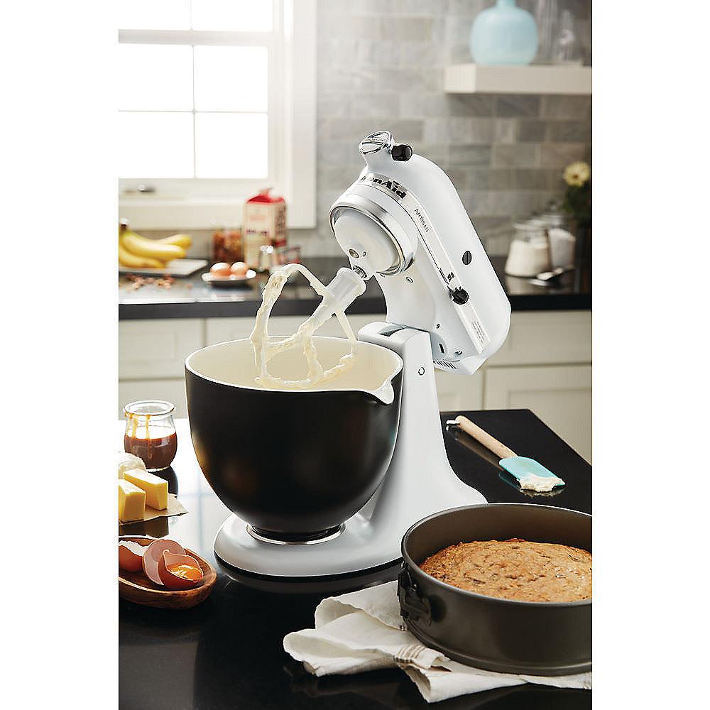 KitchenAid 5KSM2CB5BM Keramikschüssel 4,7L schwarz/weiß