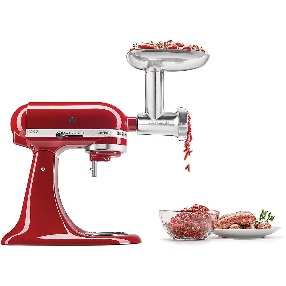 KitchenAid 5KSMMGA Edelstahl Fleischwolf