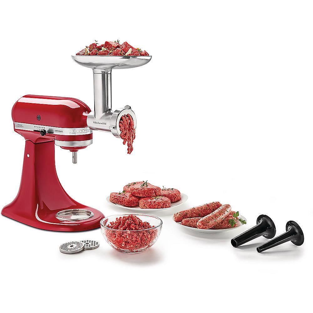 KitchenAid 5KSMMGA Edelstahl Fleischwolf