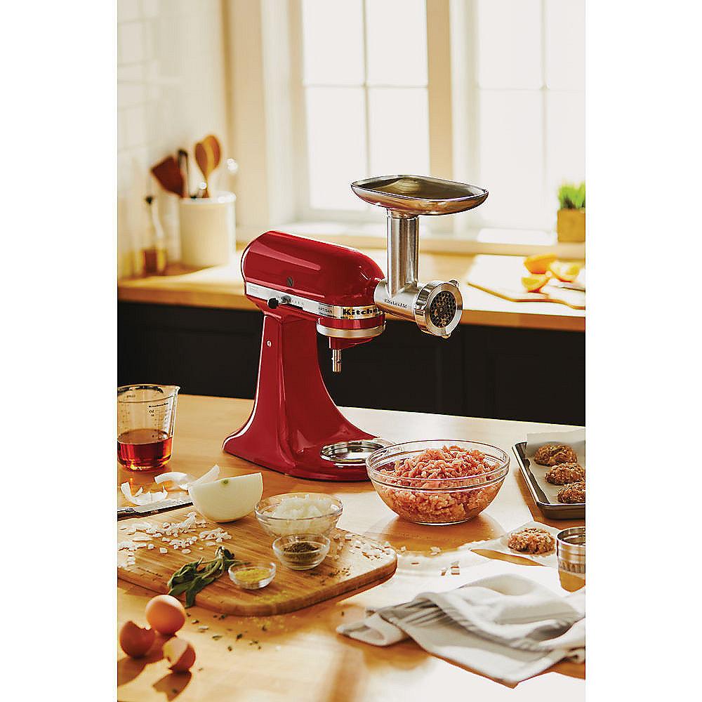 KitchenAid 5KSMMGA Edelstahl Fleischwolf