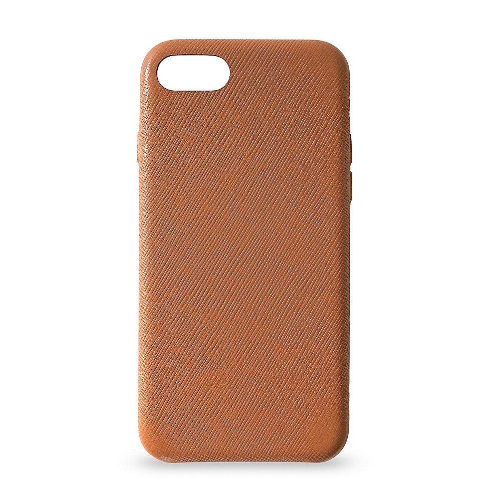 KMP Leder Case für iPhone 8, braun, KMP, Leder, Case, iPhone, 8, braun