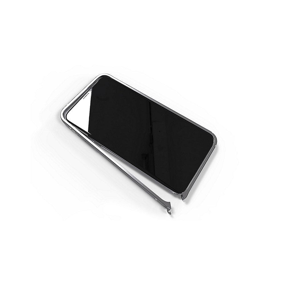 KMP Protective Bumper für iPhone X, silber