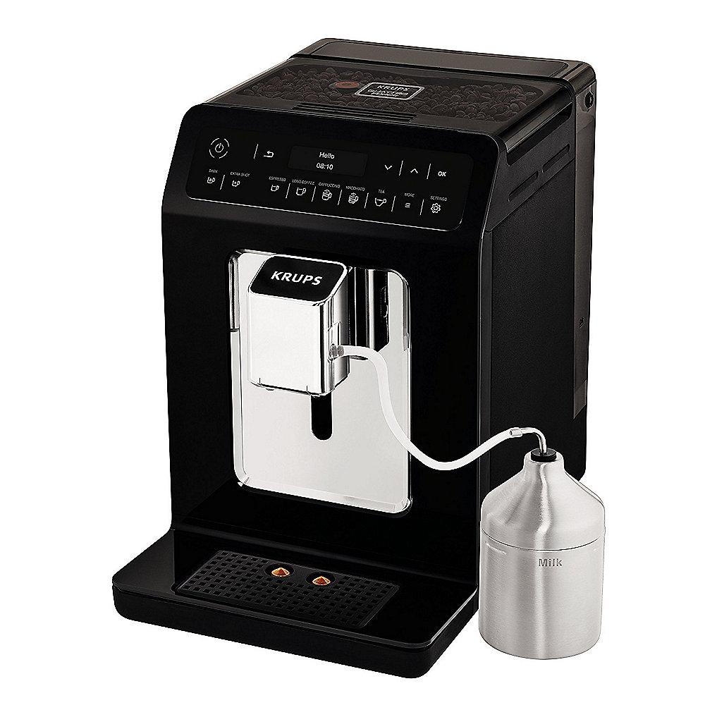 KRUPS EA8918 Evidence One-Touch-Cappuccino Kaffeevollautomat Schwarz, KRUPS, EA8918, Evidence, One-Touch-Cappuccino, Kaffeevollautomat, Schwarz