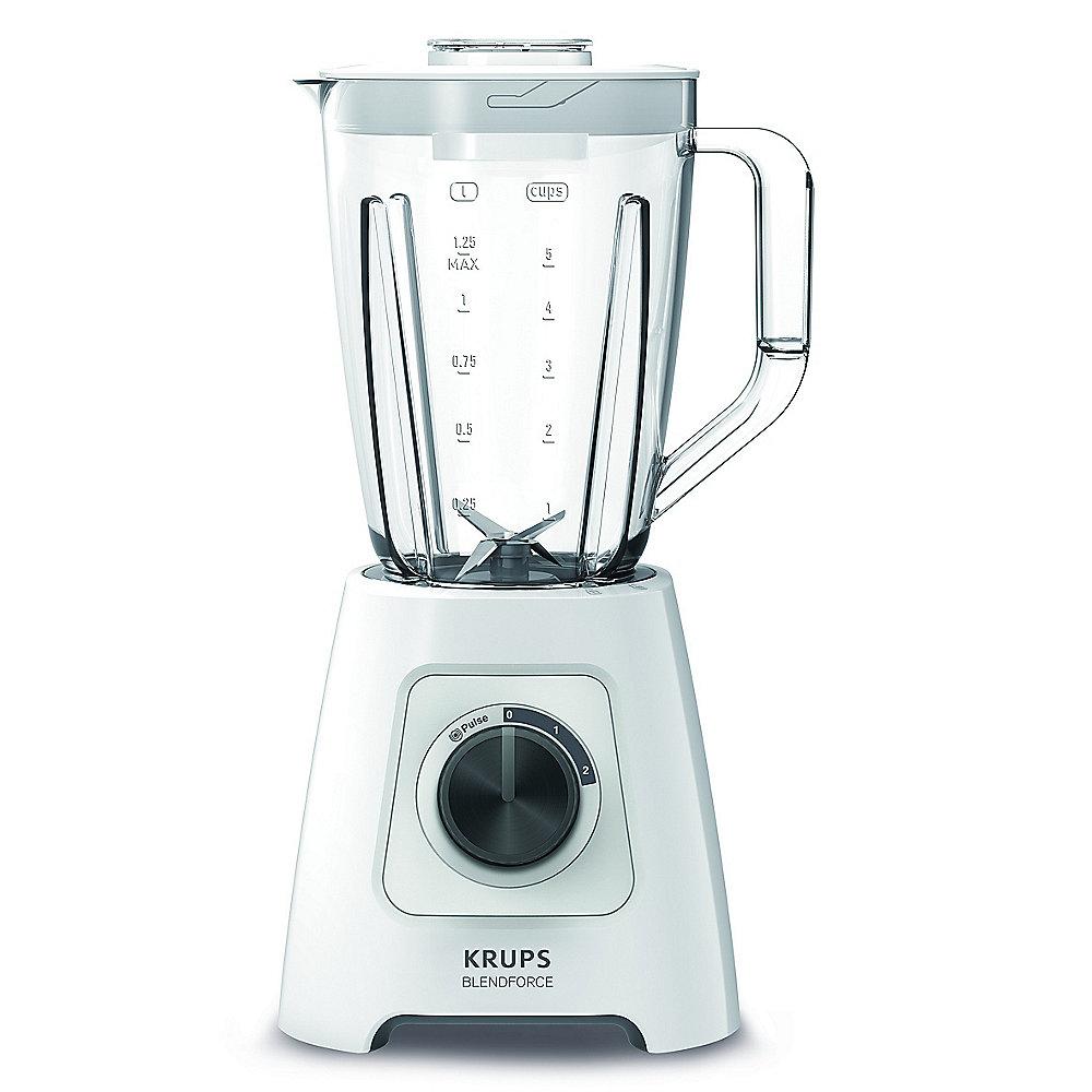 Krups KB4201 Blendforce Standmixer Weiß 600W