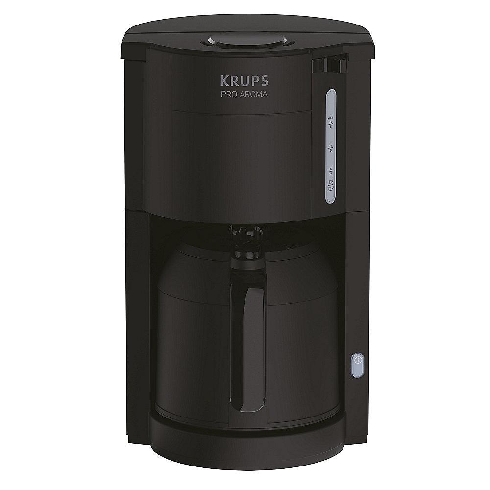 Krups KM3038 FCM PRO AROMA Kaffeemaschine Edelstahl schwarz