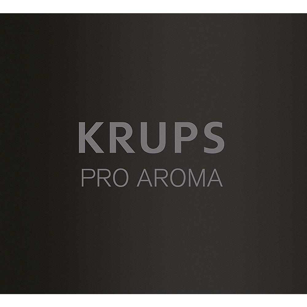 Krups KM3038 FCM PRO AROMA Kaffeemaschine Edelstahl schwarz