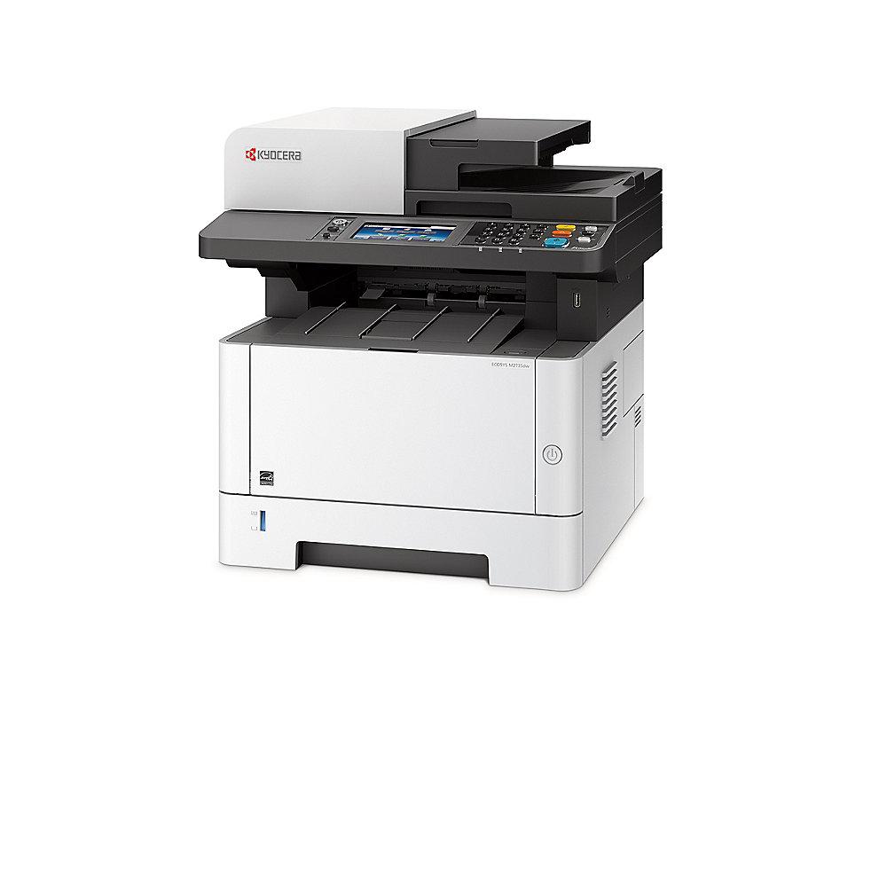 Kyocera ECOSYS M2735dw S/W-Laserdrucker Scanner Kopierer Fax LAN WLAN, Kyocera, ECOSYS, M2735dw, S/W-Laserdrucker, Scanner, Kopierer, Fax, LAN, WLAN