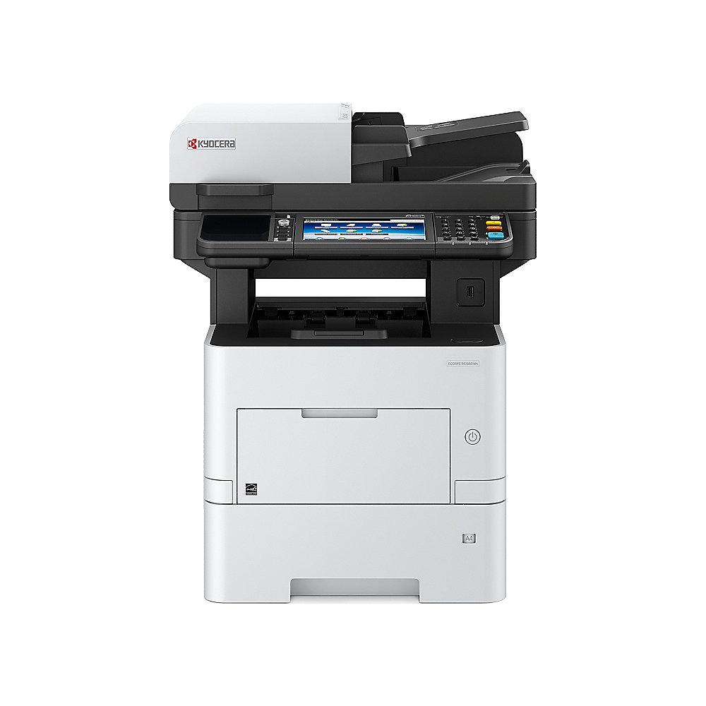 Kyocera ECOSYS M3660idn S/W-Laserdrucker Scanner Kopierer Fax LAN