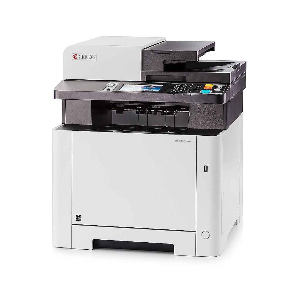 Kyocera ECOSYS M5526cdn Farblaserdrucker Scanner Kopierer Fax LAN