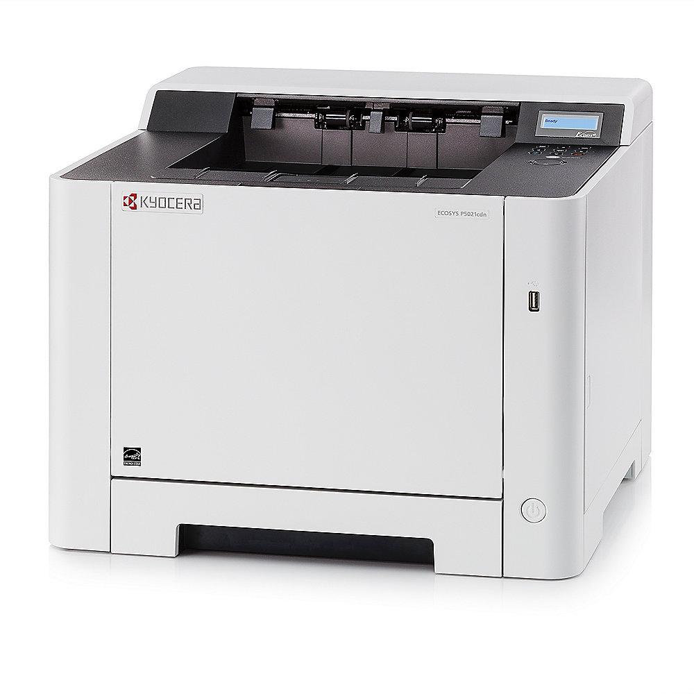 Kyocera ECOSYS P5021cdn Farblaserdrucker LAN, Kyocera, ECOSYS, P5021cdn, Farblaserdrucker, LAN