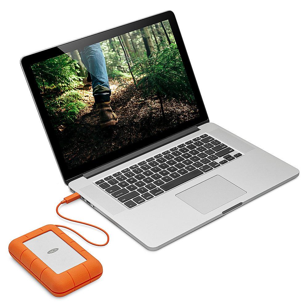LaCie Rugged Thunderbolt / USB-C 3.0 4TB HDD 2.5 Zoll - nur für MAC OS