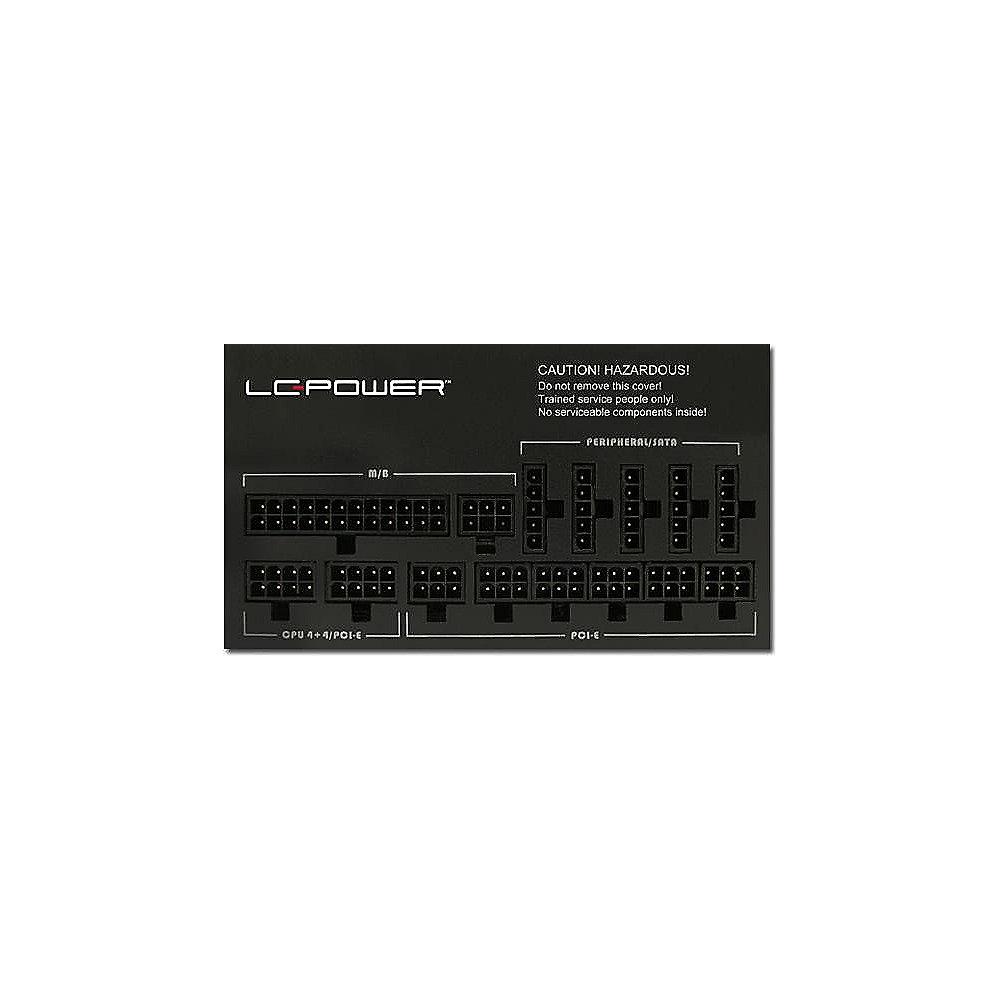 LC-Power LC1000 V2.4 1000W Netzteil, 80  Platinum, voll modular, LC-Power, LC1000, V2.4, 1000W, Netzteil, 80, Platinum, voll, modular