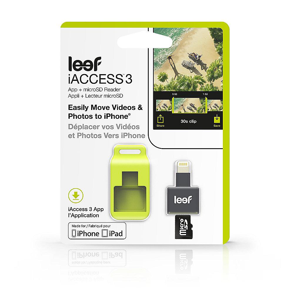 Leef iAccess 3 mobile iOS microSD Card Reader, Leef, iAccess, 3, mobile, iOS, microSD, Card, Reader