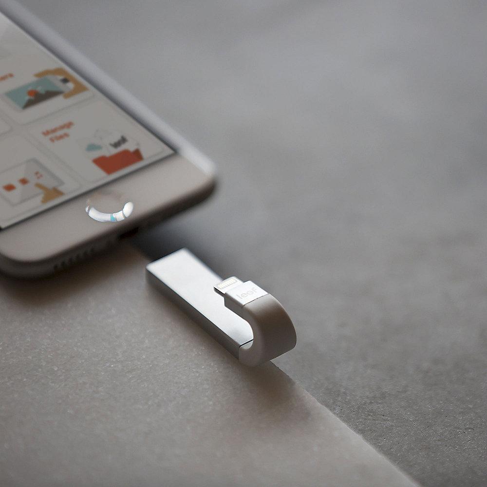 Leef iBridge 3 USB 3.0 auf Lightning Stick silber weiss 128 GB