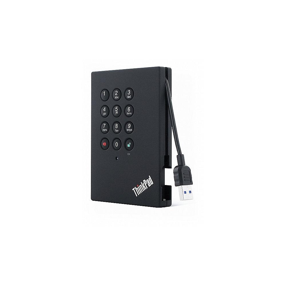 Lenovo ThinkPad USB 3.0 Portable Secure 500GB Festplatte (0A65619)