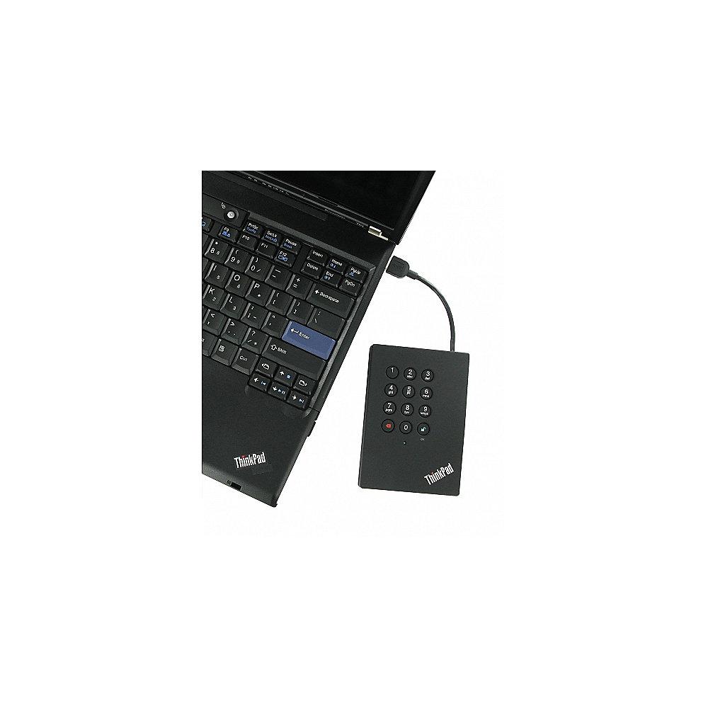 Lenovo ThinkPad USB 3.0 Portable Secure 500GB Festplatte (0A65619)