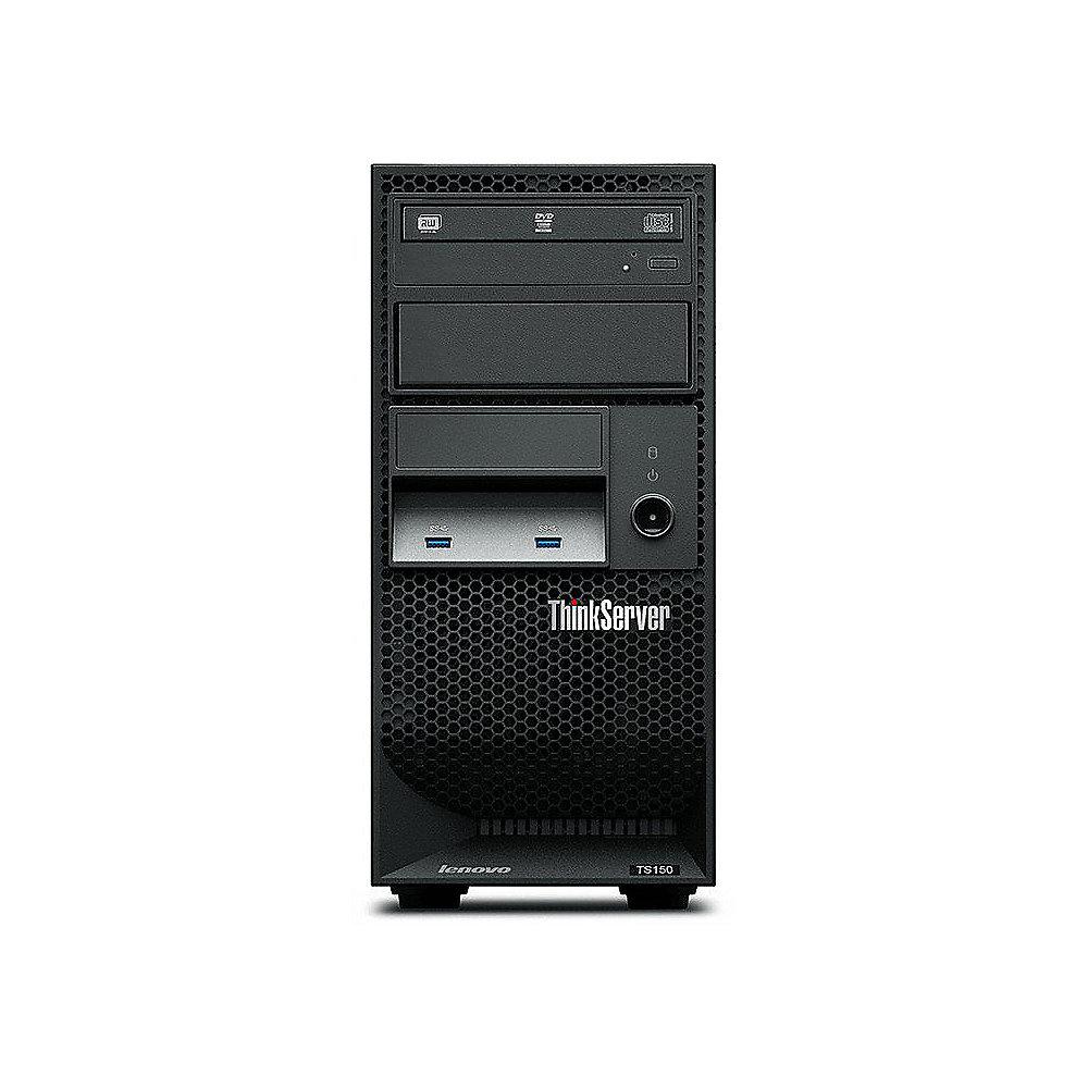 Lenovo ThinkServer TS150 70UB0016EA - Xeon E3-1225 v6 8GB DVD±RW, Lenovo, ThinkServer, TS150, 70UB0016EA, Xeon, E3-1225, v6, 8GB, DVD±RW