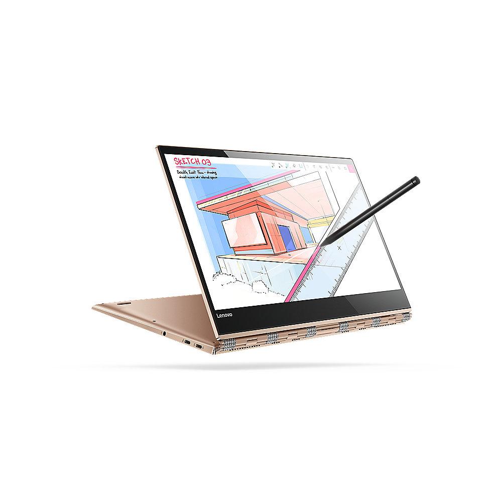 Lenovo Yoga 920-13IKB 2in1 Touch Notebook kupfer i5-8250U SSD Full HD Windows 10, Lenovo, Yoga, 920-13IKB, 2in1, Touch, Notebook, kupfer, i5-8250U, SSD, Full, HD, Windows, 10