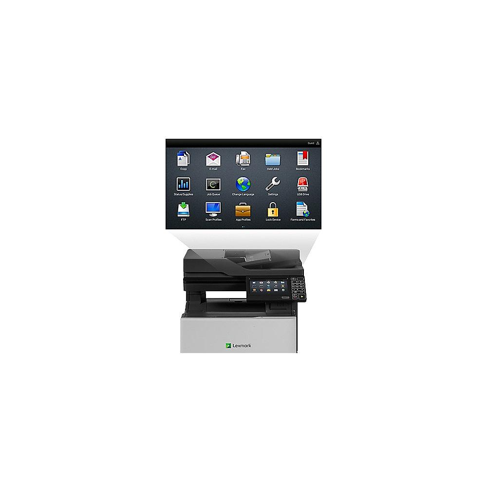 Lexmark CX725dhe Farblaser-Multifunktionsdrucker Scanner Kopierer Fax LAN