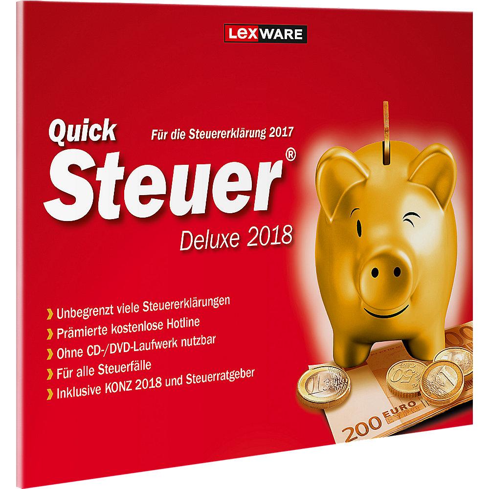 Lexware QuickSteuer Deluxe 2018, FFP, Lexware, QuickSteuer, Deluxe, 2018, FFP