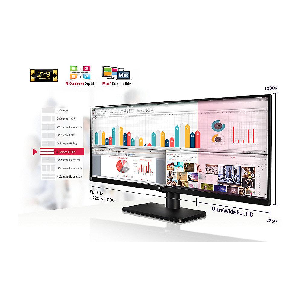 LG 29UB67-B 73,7cm (29") UHD Office-Monitor HDMI/DP 99% sRGB Pivot