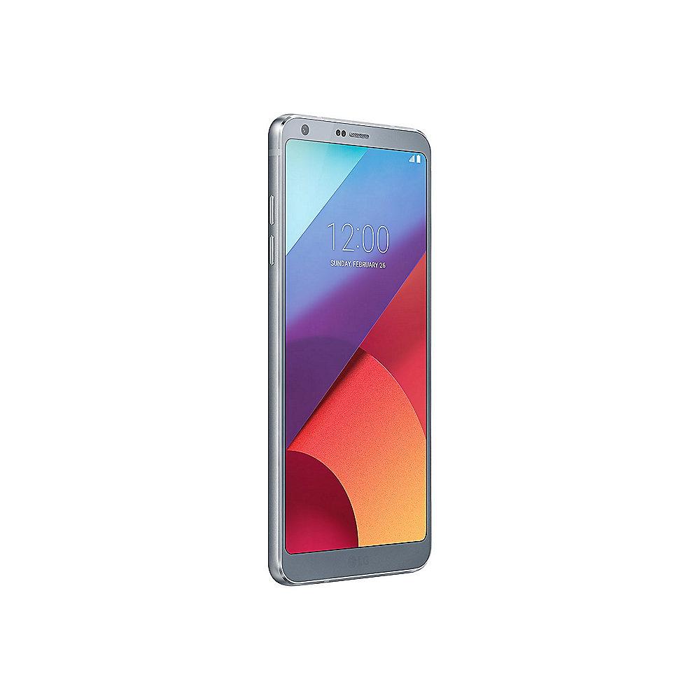 LG G6 32GB ice platinum Android 7.0 Smartphone Aufkleber auf Rückseite