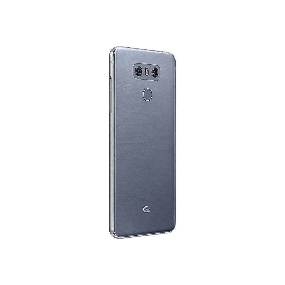 LG G6 32GB ice platinum Android 7.0 Smartphone Aufkleber auf Rückseite