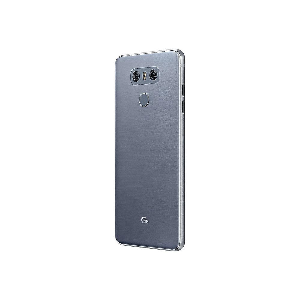 LG G6 32GB ice platinum Android 7.0 Smartphone Aufkleber auf Rückseite