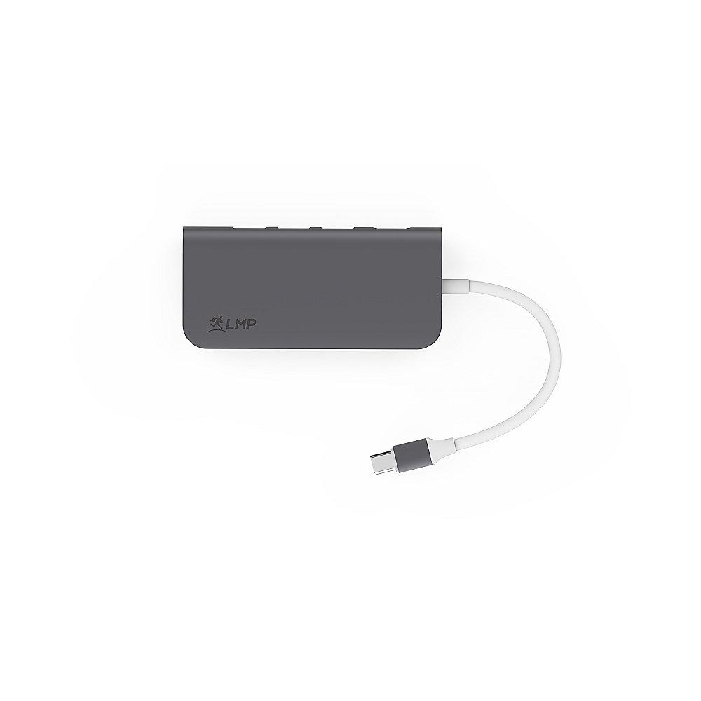 LMP 8 Port USB-C mini Dock space grau, LMP, 8, Port, USB-C, mini, Dock, space, grau