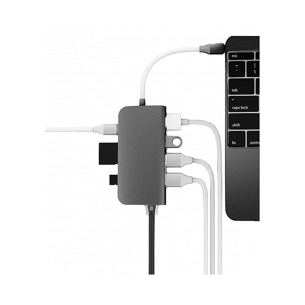 LMP 8 Port USB-C mini Dock space grau