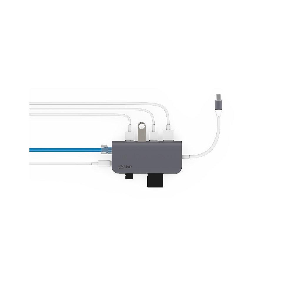 LMP 8 Port USB-C mini Dock space grau, LMP, 8, Port, USB-C, mini, Dock, space, grau