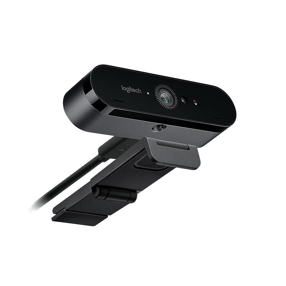 Logitech BRIO 4K Ultra-HD-Webcam für Videokonferenzen, Streaming 960-001106