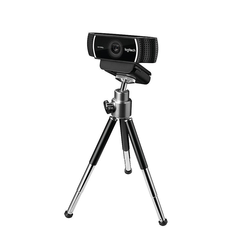 Logitech C922 Pro Stream Full HD Webcam mit Hintergrundänderung 960-001088