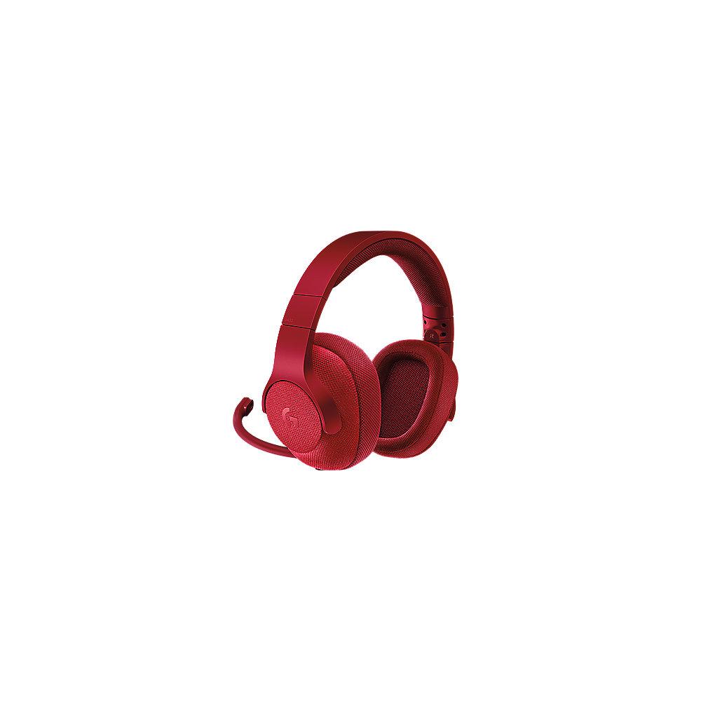 Logitech G433 7.1 Surround Sound Gaming Headset Rot 981-000652