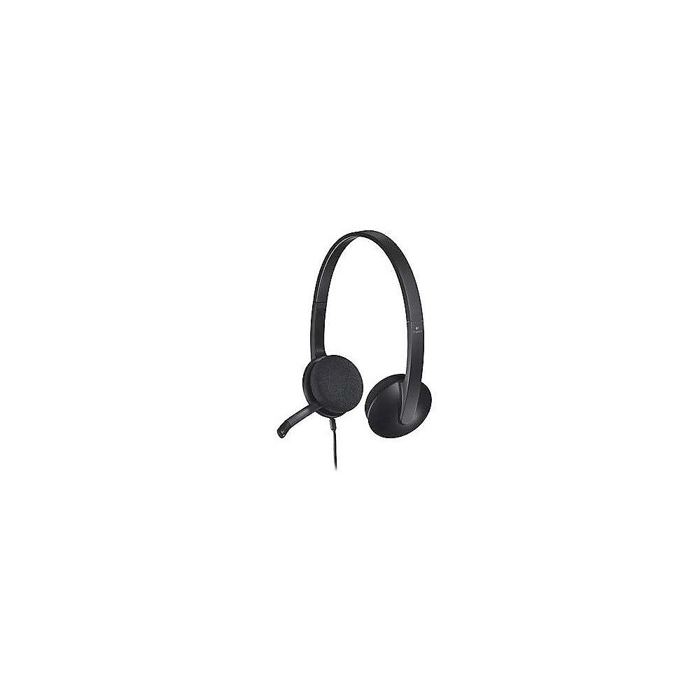 Logitech H340 Kabelgebundenes Beidseitiges Headset 981-000475