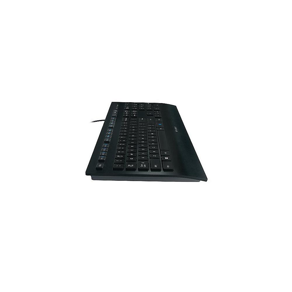 Logitech K280e Kabelgebunde Tastatur Dunkelgrau Bulk 920-005211